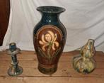 Vaas kandelaars Vlaams Aardewerk decoratie, Antiek en Kunst, Ophalen of Verzenden