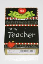 NIEUW "101 Blessings For My Teacher" cadeau juf meester kado, Ophalen of Verzenden, Nieuw