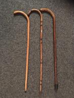 houten wandelstokken 3 stuks, Ophalen