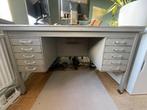Vintage Gispen bureau met lades, Huis en Inrichting, Ophalen, Gebruikt, Bureau