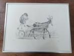 Schitterende litho Peter Vos "mus met geit", Ophalen