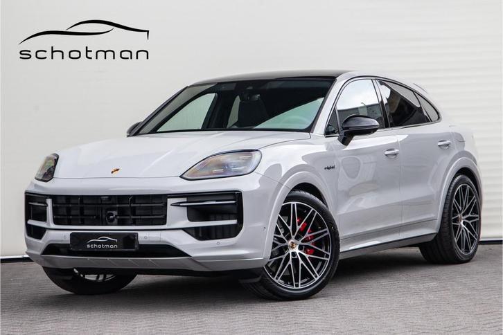Porsche Cayenne Coupé 3.0 S E-Hybrid 520pk Sport-Design Bos, Auto's, Porsche, Te koop, Cayenne, 360° camera, 4x4, ABS, Achteruitrijcamera