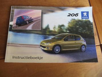 Instructieboek Peugeot 206, 206 SW, 206 RC 2004 beschikbaar voor biedingen