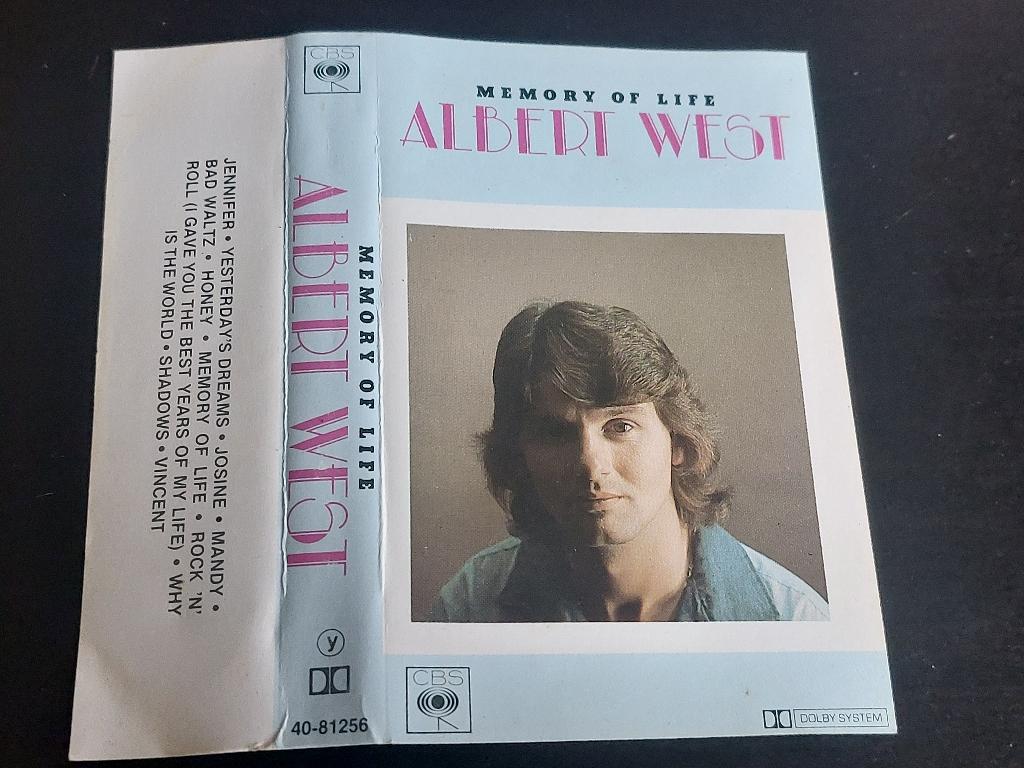 ALBERT WEST - MEMORY OF LIFE (MC), Cd's en Dvd's, Cassettebandjes, 1 bandje, Ophalen of Verzenden, Zo goed als nieuw, Origineel
