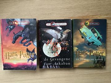 3 x  Harry Potter boeken. JK Rowling. beschikbaar voor biedingen