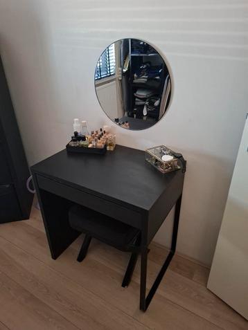 MICKE Bureau, zwartbruin excl. Krukje