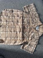Replay and Sons overhemd bruine ruit maat 116 en 152, Kinderen en Baby's, Kinderkleding | Maat 116, Ophalen of Verzenden, Zo goed als nieuw