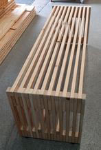 Bankje "Rib " latten - low table handgemaakt, Ophalen, Nieuw