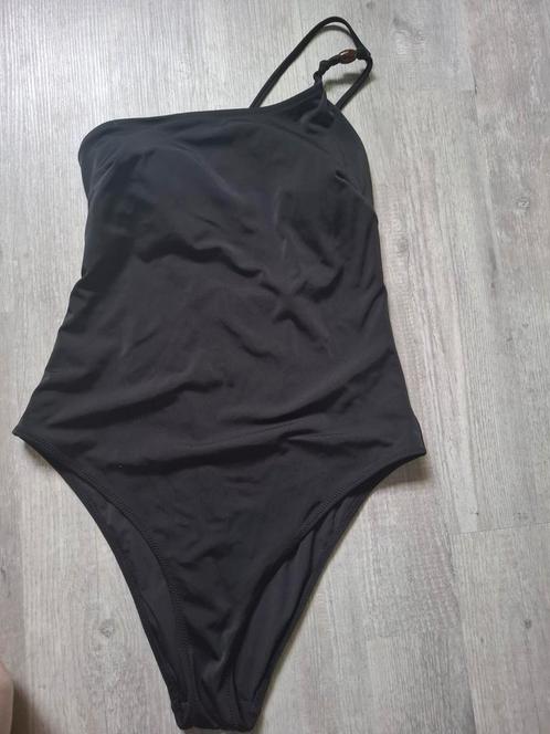 Badpak H & M maat 40, Kleding | Dames, Badmode en Zwemkleding, Zo goed als nieuw, Badpak, Blauw, Ophalen of Verzenden