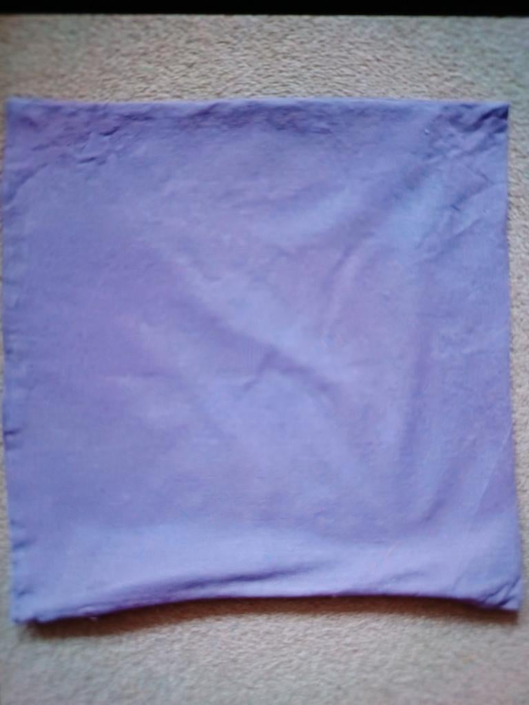 Paarse sierkussenhoes, Ophalen of Verzenden, Zo goed als nieuw, Paars, Vierkant