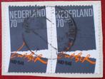 Nederland - 2x Luther - 500e geboortejaar, Postzegels en Munten, Postzegels | Nederland, Verzenden, Na 1940, Gestempeld
