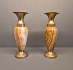 2 oude Onyx vazen, Ophalen of Verzenden
