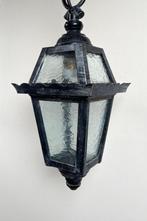 Vintage Franse zwarte hanglamp hal lamp lantaarn model