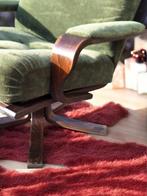 Set van 2 vintage 70'r design draaistoelen, fauteuil., Hout, ., Minder dan 75 cm, Ophalen of Verzenden