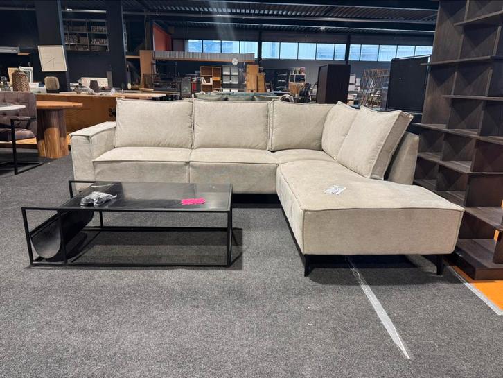 Hoekbank memphis, Huis en Inrichting, Banken | Complete zithoeken, Nieuw, Stof, Ophalen of Verzenden