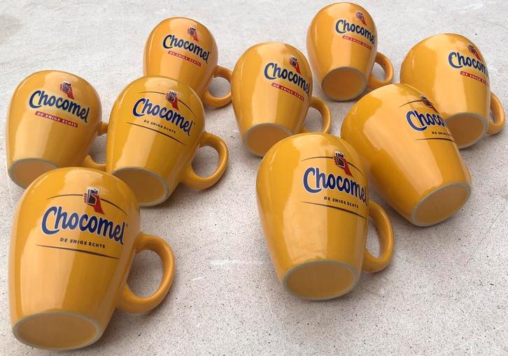 Mok Chocomel / chocomelk 5 mokken drinkbekers, Huis en Inrichting, Keuken | Servies, Kop(pen) en/of Schotel(s), Overige stijlen