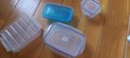 4 vershoudbakjes - zgan, Ophalen of Verzenden, Zo goed als nieuw, Blauw, Schaal
