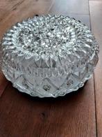 Vintage glazen plafonnière, Ophalen of Verzenden, Gebruikt
