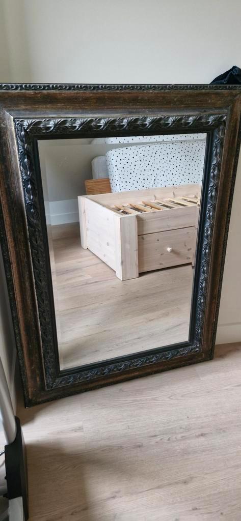 Klassieke Spiegel - 90x120 cm, Huis en Inrichting, Woonaccessoires | Spiegels, Gebruikt, 75 tot 100 cm, 100 tot 150 cm, Rechthoekig