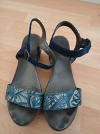Maat 40 aLiwell dames sandalen sleehakken blauw, Blauw, Gedragen, ALiwell, Sandalen of Muiltjes