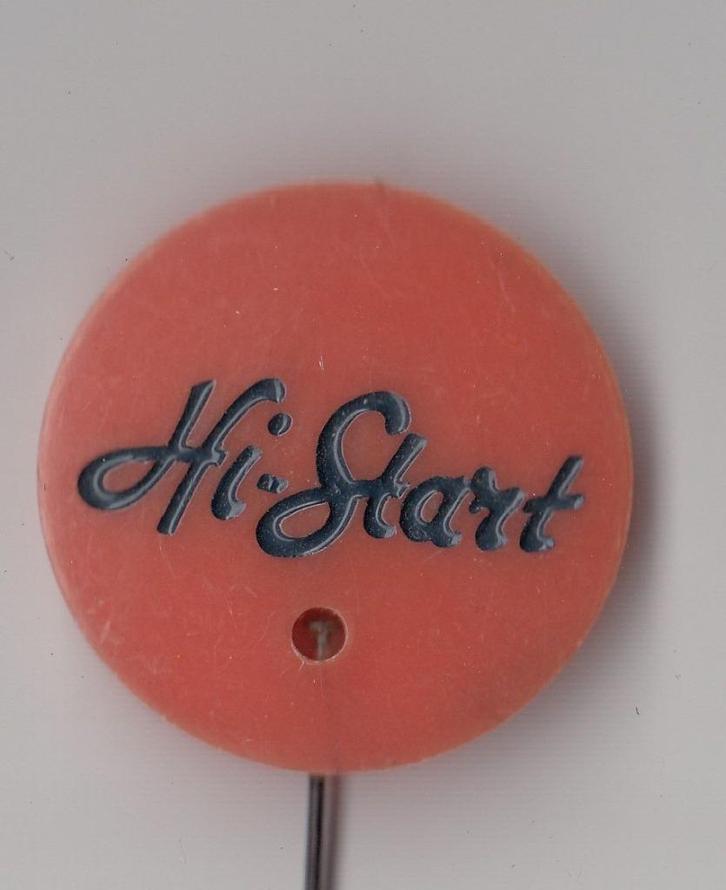 Hi-Start speldje, Verzamelen, Speldjes, Pins en Buttons, Gebruikt, Speldje of Pin, Overige onderwerpen, Ophalen of Verzenden