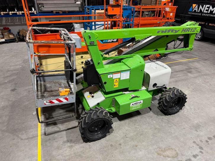 Niftylift HR12 D 4x4, Bj 2018, 12m wh, direct inzetbaar!, Zakelijke goederen, Machines en Bouw | Industrie en Techniek, Ophalen