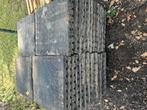 Rubbertegels/stalmatten 50/50 4,5 dik, Tuin en Terras, Tegels en Klinkers, Gebruikt, Overige typen, Rubber, Ophalen of Verzenden