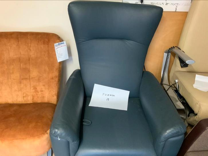 Relaxfauteuil handbediening, Huis en Inrichting, Fauteuils, Zo goed als nieuw, 50 tot 75 cm, 75 tot 100 cm, Ophalen of Verzenden
