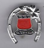 Clervaux wapen in hoefijzer zilverkl broche ( N_203 ), Verzamelen, Speldjes, Pins en Buttons, Verzenden, Zo goed als nieuw, Stad of Land
