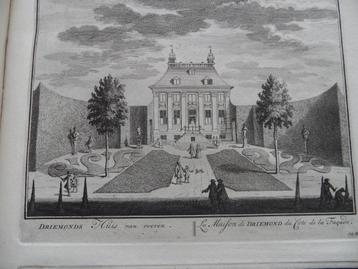 94 A Driemond het Huis Kopergravure 1719 beschikbaar voor biedingen