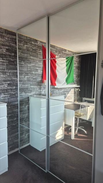 Ikea pax kast met spiegeldeuren