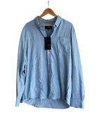 Lichtblauw overhemd Required | Maat 3XL, Blauw, Nieuw, Ophalen of Verzenden, Overige halswijdtes