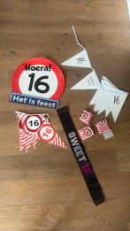 Sweet 16 decoratie, Ophalen of Verzenden, Zo goed als nieuw