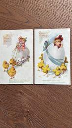 Vrolijk zpasen. Kinderkaarten.kinderen,ei,kuikens. SPURGIN, Ophalen of Verzenden, Kinderen