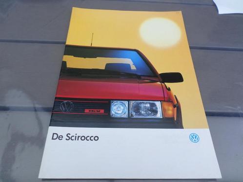 Volkswagen VW Scirocco GT GTX 16v 1987 Brochure, Boeken, Auto's | Folders en Tijdschriften, Zo goed als nieuw, Volkswagen, Verzenden