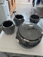 6 Brynxz potten - Sfeervolle set! Zie alle foto’s, Ophalen, Rond, Binnen, Zo goed als nieuw