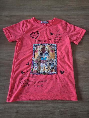 LOL Surprise T-Shirt Roze (Maat 128) beschikbaar voor biedingen