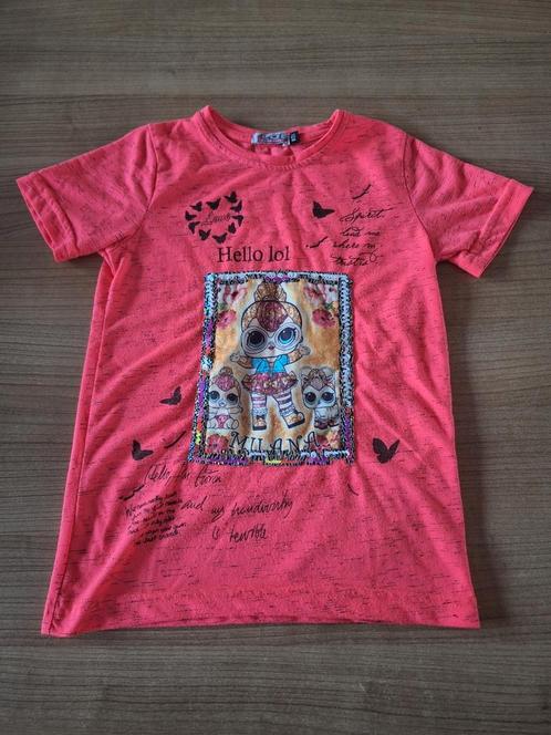 LOL Surprise T-Shirt Roze (Maat 128), Kinderen en Baby's, Kinderkleding | Maat 128, Zo goed als nieuw, Meisje, Shirt of Longsleeve