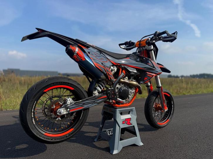 KTM 450/500 EXC-F 2019 Supermoto A2 Supermotard SM, Motoren, Motoren | KTM, Bedrijf, Toermotor, 12 t/m 35 kW, LED Verlichting