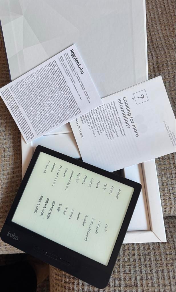 Kobo Libra H2O E-reader - Waterdicht!, Computers en Software, E-readers, Zo goed als nieuw, 7 inch, 8 GB, Touchscreen, Ophalen of Verzenden