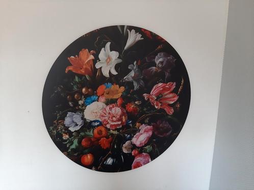 70cm wandcirkel bloemmotief, Huis en Inrichting, Woonaccessoires | Wanddecoraties, Zo goed als nieuw, Ophalen