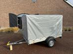 Nieuwe HUMBAUR – enkelasser met huif (750 kg) aanhangwagen, Auto diversen, Aanhangers en Bagagewagens, Ophalen, Nieuw
