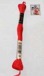 DMC mouline, rood 666, Mulhouse, France, Ophalen of Verzenden, Borduurgaren of Zijde, DMC