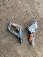 Worx Accu Klopboor, Cirkelzaag & Decoupeerzaag - 125€, Ophalen of Verzenden, Gebruikt, Minder dan 700 watt, Overige typen