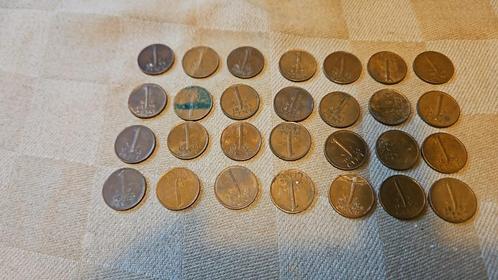 28 munten van 1 cent  gulden periode Juliana divers, Postzegels en Munten, Munten | Nederland, Setje, 1 cent, Ophalen of Verzenden