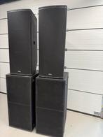 Synq RS Speakerset - 2x Sub, 2x Topkast, Gebruikt, Overige typen, 120 watt of meer, Ophalen
