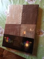 Nieuw Bedovertrek dekbedovertrek king collection geblokt, Eenpersoons, Bruin, Dekbedovertrek, Nieuw