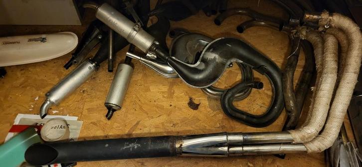 Honda CB550 Uitlaat, Motoren, Onderdelen | Overige, Ophalen of Verzenden