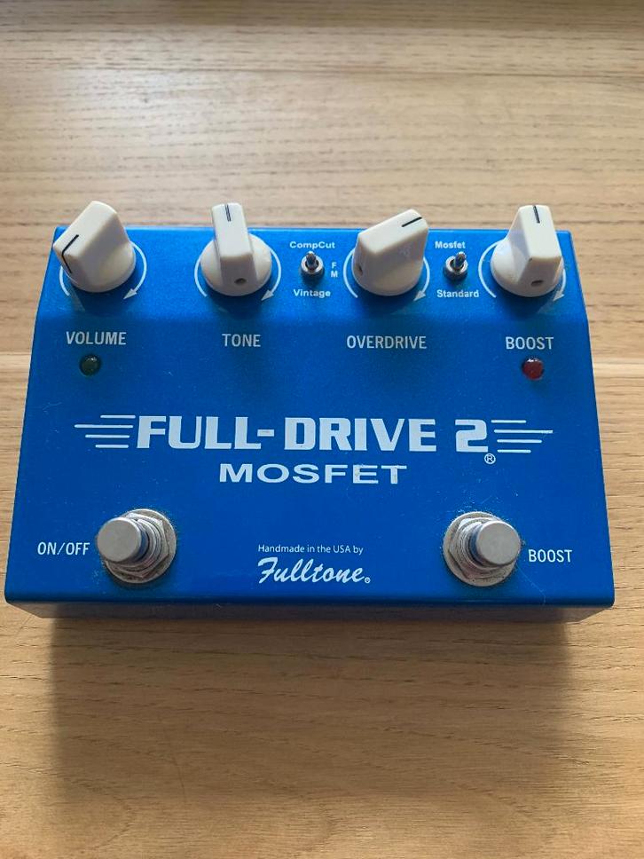 Fulltone Full-Drive 2 Mosfet effectenpedaal, Muziek en Instrumenten, Effecten, Zo goed als nieuw, Distortion, Overdrive of Fuzz