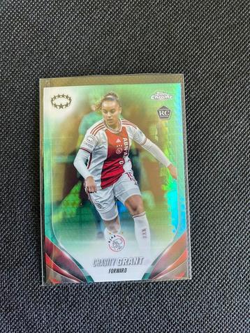 Chasity Grant rookie Card Ajax Aqua parallel beschikbaar voor biedingen